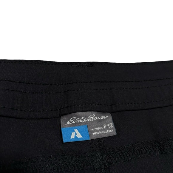 Eddie Bauer First Ascent Cargo Pant Women's P12 Black Nylon Hiking Outdoor - Picture 5 of 6